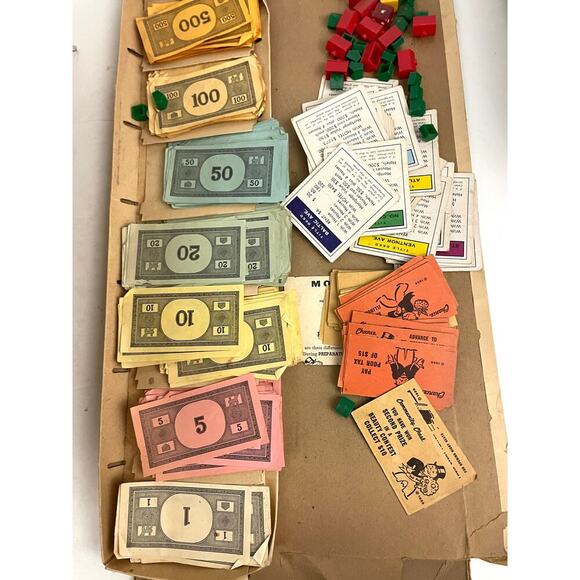 Lot of 6 VTG Board Games Monopoly Trivial Pursuit Risk Tripoley Stratego Anti - Picture 7 of 16